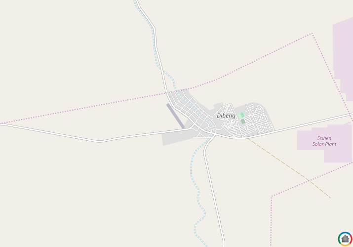 Map location of Dibeng